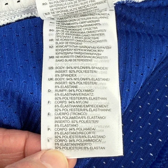 Adidas Football Jersey Royal Blue V Neck Short Sleeve Men's 2XL GG7399 NWT - Picture 7 of 13